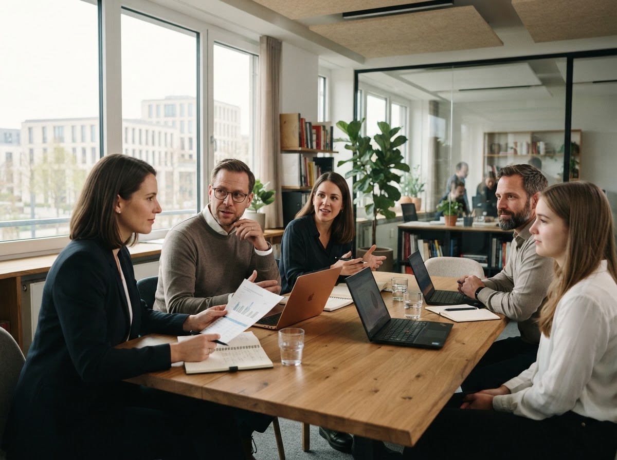 Staerk Waekstelsa quiet home office setting representing calm, hands-off oversight of investment risk